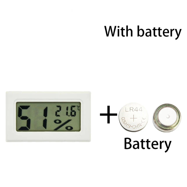 Thermometer Sensor Hygrometer Gauge Refrigerator Aquarium Monitoring Display Humidity Detector Mini Convenient Digital LCD