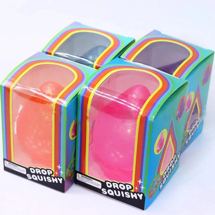 Colorful Fun Sponge Pressure Toys Can Squeeze Children Fidgeting Pinch Toys Rainbow Maltose Extract Slow Rebound Pinch
