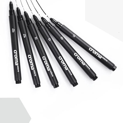 Micron Liner Fineliner Pen 0.05 0.03 0.1 0.5 Brush Tip Black Brown Fineliner Sketching Manga Drawing Pen Color Sketch Stationery