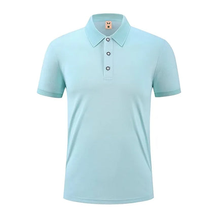 2026 Summer Men's Red Short-Sleeved Polo Shirts, Fashion Casual Pullover, 21 Colors Available T-Shirt