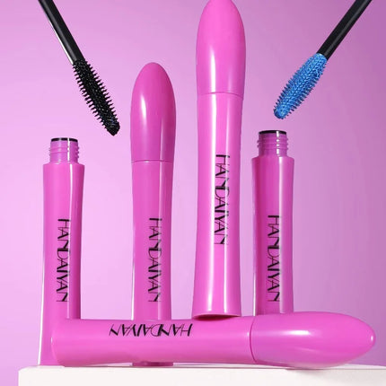 Colorful Silk Mascara Waterproof Lasting Mascara Yellow Black Cream Thickening Lengthening Curling Smudge-Proof Makeup Cosmetic