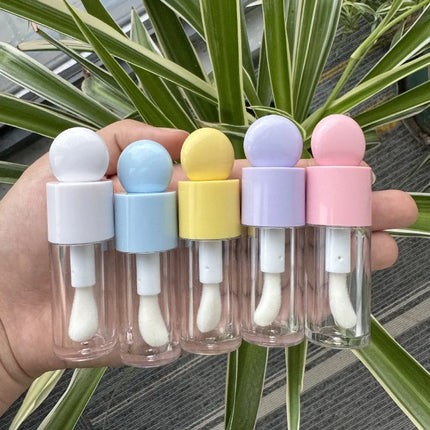 10/30/50PCS New 4ml /6ml Empty Plastic Lip Gloss Tube Empty Liquid Lipstick Tube Lip Oil Bottle Mini Sample Bottle Makeup Tool