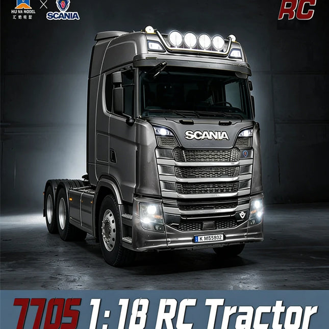 Huina 1501 Scania 770s Fully Proportional Remote Controlled Heavy Truck Trailer Model Tractor Car High end Toy Monster Truck1502