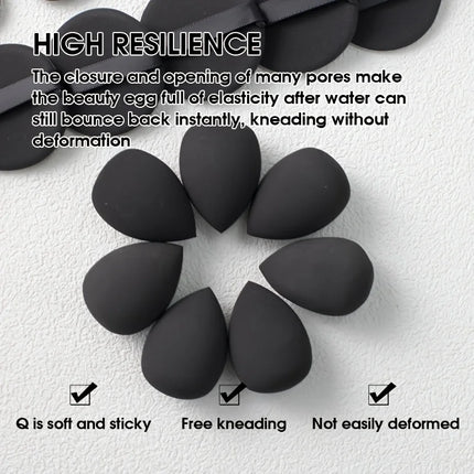 35Pcs Pro Sponge Set-Hydrophilic Latex-Free Blenders for Foundation/Concealer/Contour | Pore-Blurring Travel Kit All Skin Types