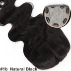 Natural Black / 12x13cm / 18inches|Middle Part