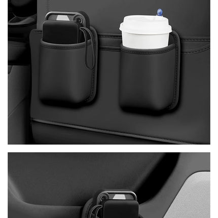 The multi-functional leather storage case for car water cups is suitable For VW Volkswagen Polo Tiguan Passat Golf Jetta Lavida