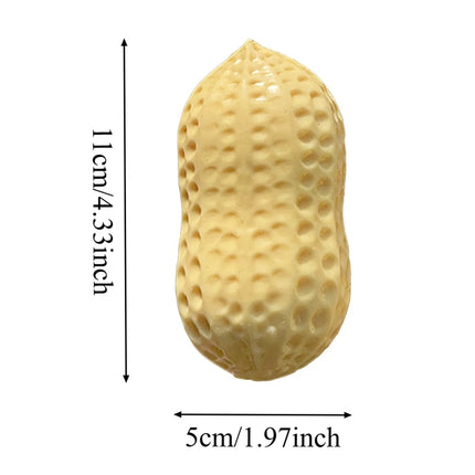 11cm Peanut Slow Rebound Squishy Toy, buttery soft texture stress relief ball, calming ASMR sensory fidget toy,