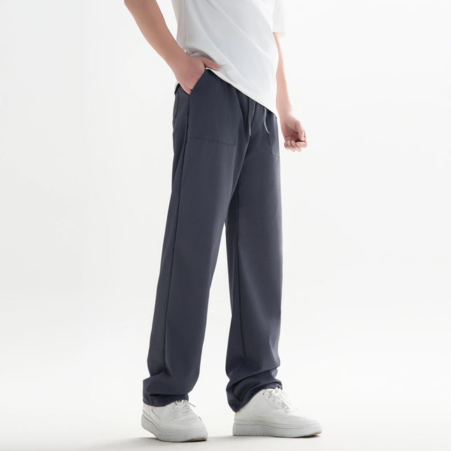 Men's Pants Loose Cool Casual Long Pants Elastic Waist Long Pant Casual Large Size Streetwear Lightweight Trousers