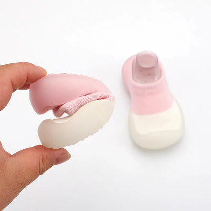 2023 Baby Socks Shoes Infant Color Matching Cute Kids Boys Shoes Soft Soled Child Floor Socks Shoes Toddler Girls First Walkers