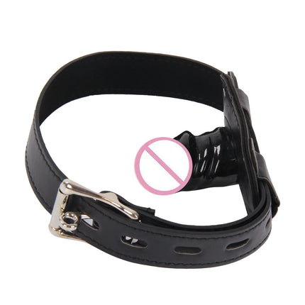 Open Mouth Gag Silicone Ball Dildo Restraint Fetish Flirting BDSM Bondage Sex Toys for Couples Adult Erotic Game Chastity Belt