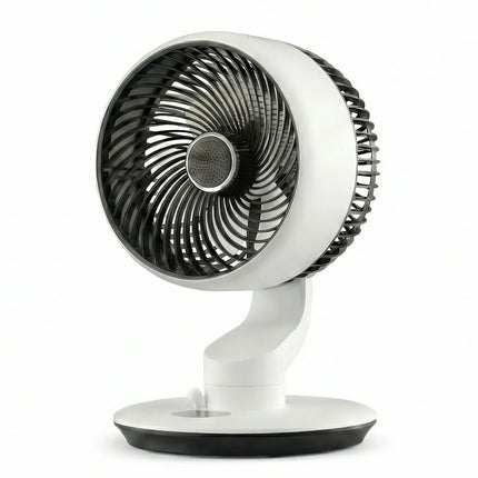 7800mAh USB Desk Fan 5 Speed Adjustable 9H Timer & 120° Oscillating Smart Electric Fan Wall-Mounted Kitchen Toilet Silent Fan