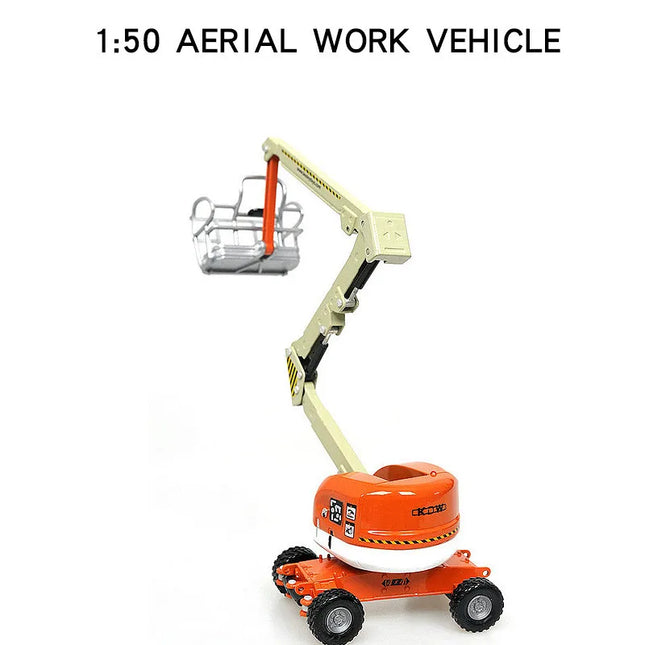 New product alloy 1:50 aerial work vehicle model, high quality metal engineering vehicle,Exquisite model toys, wholesale