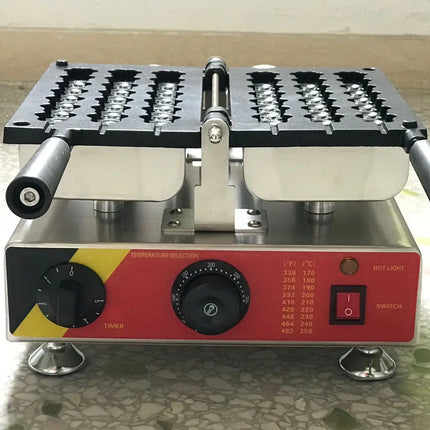 Mini Non-Stick Waffle Machine: Non-stick Coating for Painless Cleaning, Lightweight & Portable. Make Fluffy Waffles Anytime