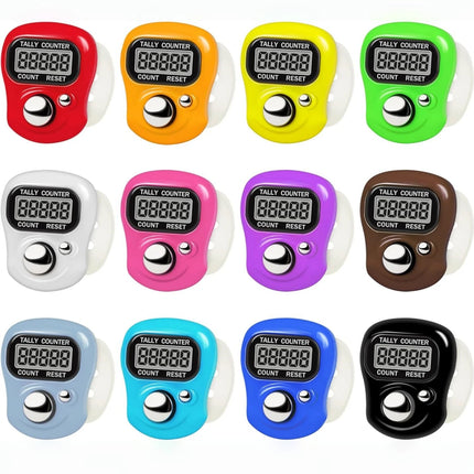 11pcs~22pcs~33pcs Resettable Mini Electronic Counter, Multi-color Digital Display, Mini Counter for Sports/Training/Prayer