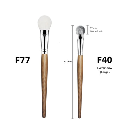 Natural Hair Blush Brush Face Highlighter Shadow Makeup Brushes Natural Goat Hairs Bronzer Pro Essential Cosmetic Tools