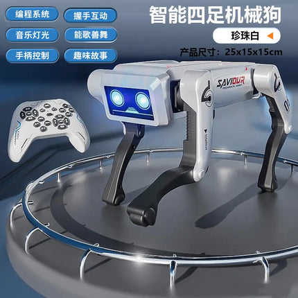Intelligent AI remote control machine dog voice dialogue APP remote control programming singing and dancing children's toys