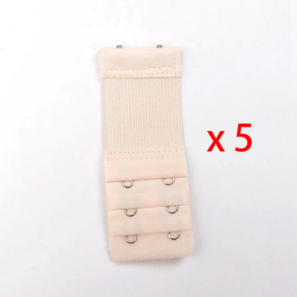 5PCS Elastic Bra Extender Clip Clasp Buckle Adjustable Back Belt Buckle Ladies Women Underwear Soft Bra Intimates Accessories