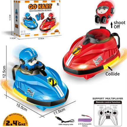 Remote Control Car Opponent Intelligent Battle Bumper Rc Cars Parent Children Games Children Toy for Boy Girl Birthday Kid Gifts