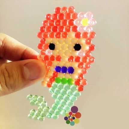 Beads Puzzle Crystal DIY Water Spray Beads Perlen Set Ball Games 3D Handmade Magic Toys for Children Water Mist Magic Beads