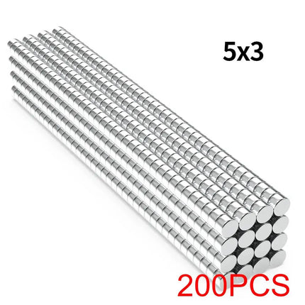 Super Strong Neodymium Magnet N35 NdfeB Permanent Magnetic imanes Round Powerful Magnets Refrigerator Magnet  2x2/6x2/6x3/10x3