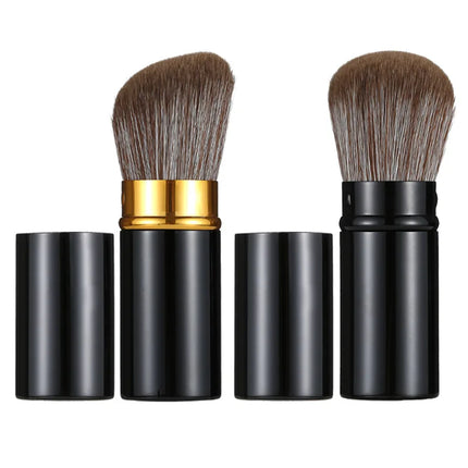 1pcs makeup tools  Powder/Blush Brushes Retractable Single Soft Loose Powder Blush Brush Portable Beauty Cosmetic Tool