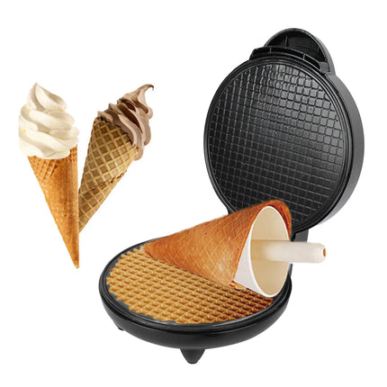 Electric Egg Roll Maker Waffle Baking Pan Ice Cream Cone Machine for Home
