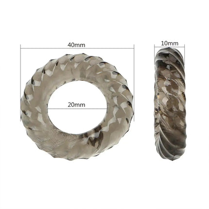 3PC Peni Rings Silicone Adult Men Delay Ejaculation Stronger Erection Rubber Rings Penis Enlargemen Sex Toys For Couples Game