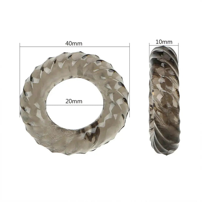 3PC Peni Rings Silicone Adult Men Delay Ejaculation Stronger Erection Rubber Rings Penis Enlargemen Sex Toys For Couples Game