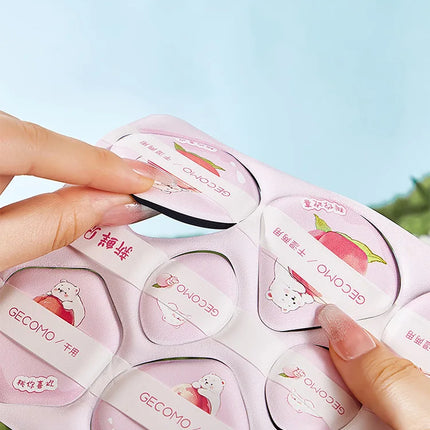 GECOMO 8 PCS Peach Powder puff Series Super Soft Wet And Dry Dual-use Skin-friendly Makeup Sponge