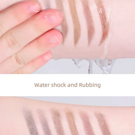 1PC 1.5mm Ultra Fine Double-Ended Eyebrow Pencil Waterproof Sweat-proof Long Lasting Professional Eye Makeup For Women