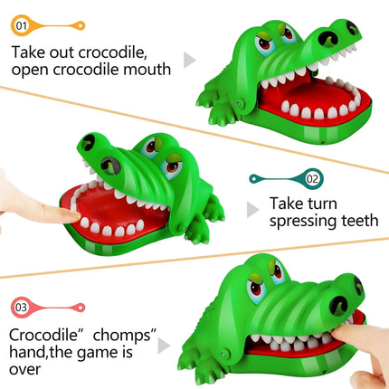 Crocodile Teeth Bite Finger Toys Multiplayer gaming party Prank Props Hand-biting Trick Decompression anti stress toy