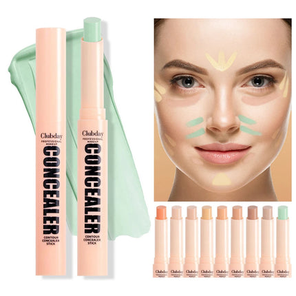 Orange Green Contour Concealer Stick Waterproof Matte Concealer Full Cover Acne Dark Circles Nude Foundation Makeup Corrector