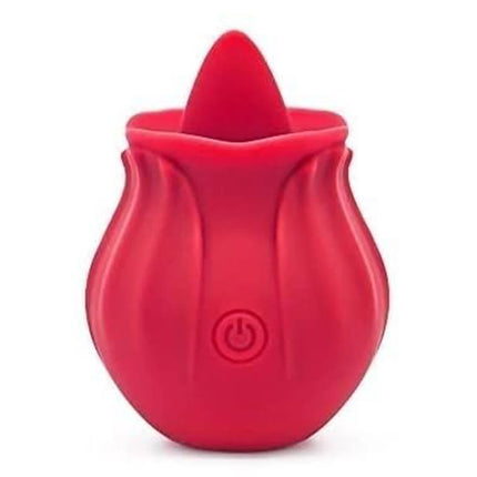 Rose Shape Sucking Dildo Vibrator G-spot Pussy Nipple Sucker Oral Licking Clitoris Stimulation Masturbating Sex Toys for Women