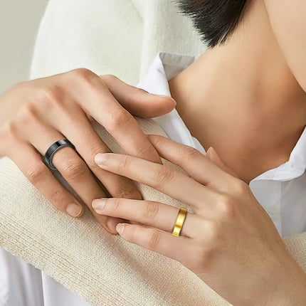 2026 New Smart Ring Heart Rate Blood Pressure Sleep Monitoring Motion Tracking IP68 Waterproof Men Women Smart Ring Holiday Gift