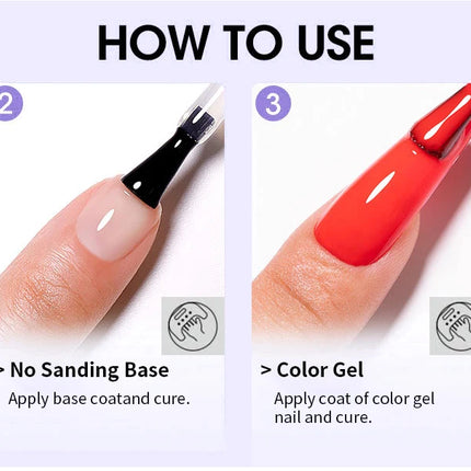 RS NAIL Crystal Top Coat Long Lasting Soak Off No Wipe UV Gel Varnish Polished-free Base Gel Shining Clear High Gloss Top Coat