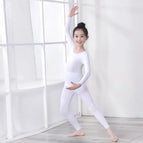 Leggings white thin / L 126-140cm