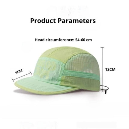 Quick-Dry Lightweight Baseball Cap - Visor Peaked Hat, Breathable Mesh, UV Protection Sunshade, Stylish Versatile All-Match Cap