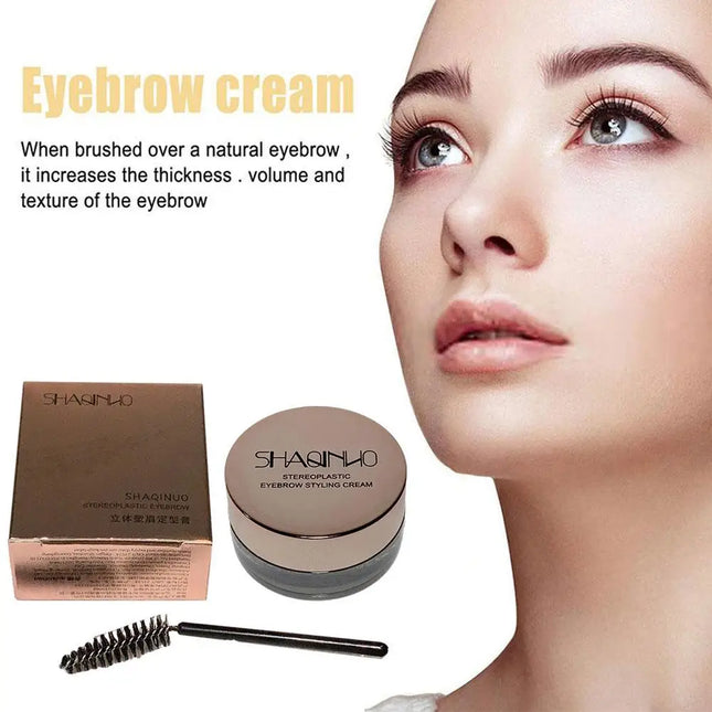 Eyebrow Styling Cream Makeup Long Lasting Natural Quick-drying Wild Brow Pomade Setting Gel Wax Eyebrow Cosmetics