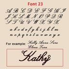 Font 23 / Silver