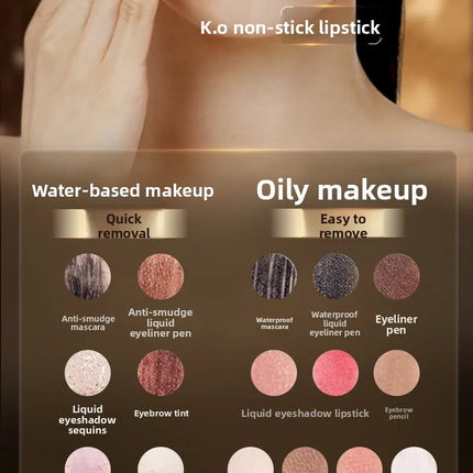 RUYI Black Tea Makeup Remover Oil Gentle Deep Clean Face lip Eyes three-in-one Beauty Make-up Cleansing Oil for women men 300ml