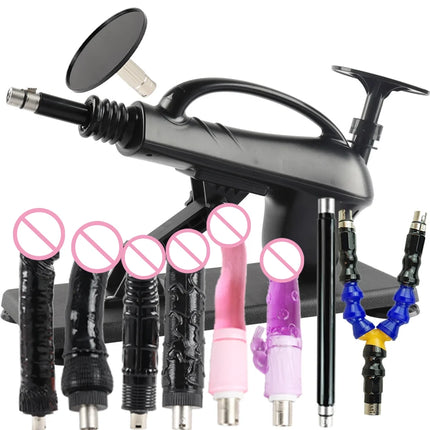 Portable Automatic Sex Machine with Big Dildo for Women Masturbation Pumping Gun for Couple Men Sex Toys