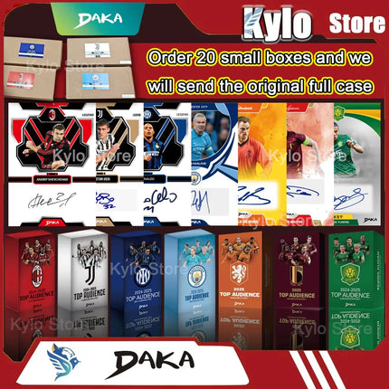 Wholesale Daka 2024-2025 Collection Cards Top Audience Machester Cuty Juventus Ac Milan Internazionale Milano Football Star Toy