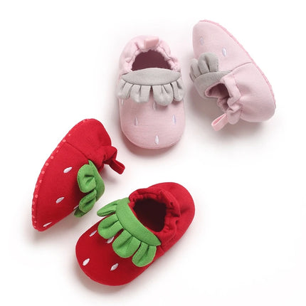Baby First Walking Shoes Fashion Cartoon Crib Shoes Soft Slip-on Sneakers for Infant Boys Girls