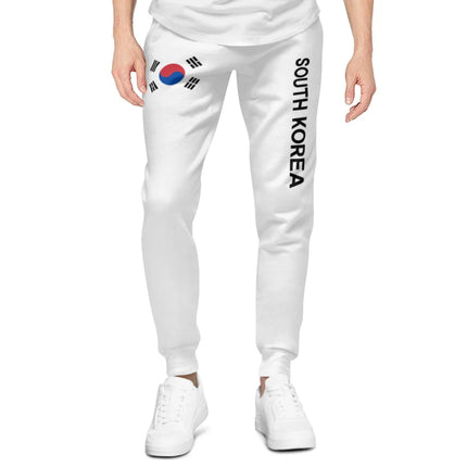 Mens Sweatpants South Korea Flag Pants with Pockets Joggers Soccer Football Multifunction Sports Sweat With Drawstring