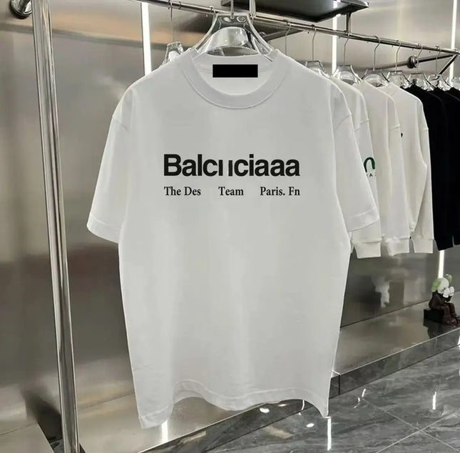 Wholesale Fashion Designer Cotton Casual T-shirt Men's Women's Short Sleeved Letter Printed High-quality 2026Summer Casual Style