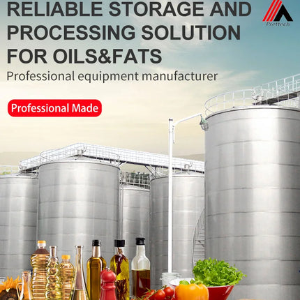 Custom Food Grade Stainless Steel Palm Oil Storage Tank with Nitrogen Filling System