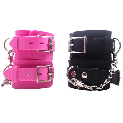Silicone handcuffs sex game bondage restraints bdsm set adult sex toys for couples fetish hand cuffs sexy shop sextools