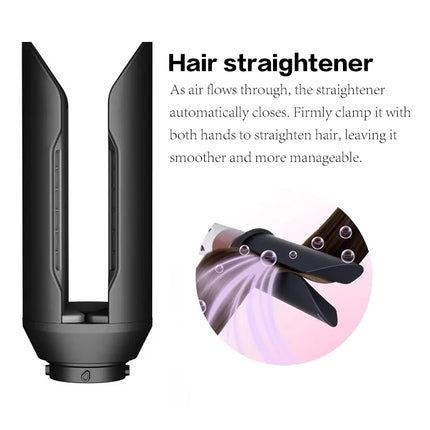 7-in-1 Multi-Function Hair Dryer & Styling Tool Curling Iron Hot Air Curling Brush Curling Barrel Professional Straightener