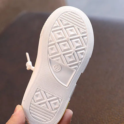 2025 New Children's Canvas Shoes Fashion Baby Board Shoes Girls' Breathable Single Shoes Boys' Casual Shoes