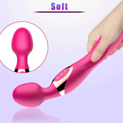2025 power 10 speed Big Vibration for Women Dual Heads Vibration AV Wand Body Massager Sex Toy For Woman Female Sex Products